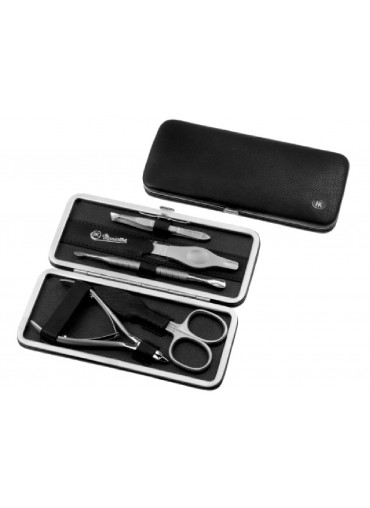 Hans Kniebes Framed Leather Manicure Set 