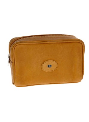 Hans Kniebes Dresden Leather Toiletry Bag 