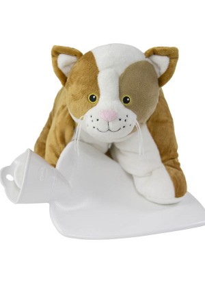 Hugo Frosch Hot Water Bottle Junior Comfort Cuddly Cat 1.8 L