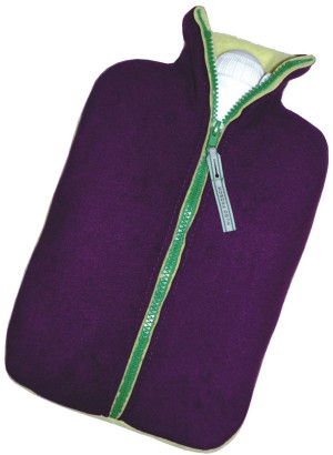 Hugo Frosch Eco Hot Water Bottle Purple-Lemon 2 L 