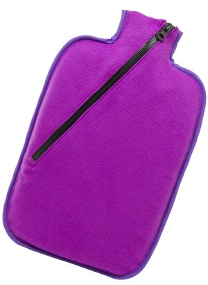  Hugo Frosch Eco Hot Water Bottle Soft Shell Cover Berry 2 L