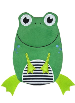 Hugo Frosch Hot Water Bottle Eco Junior Comfort Frog 0.8 L 