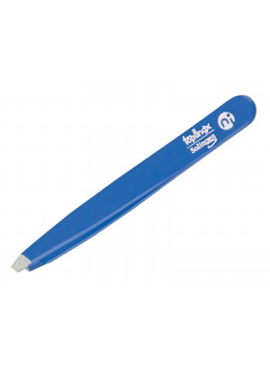 Niegeloh Slant Tweezers Topinox Blue