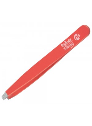 Niegeloh Straight Tweezers Topinox Red 