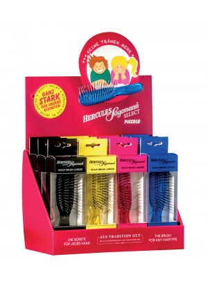 Counter Display with 12 Hercules Scalp Brushes Piccolo 
