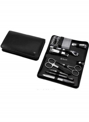 Hans Kniebes Men's Shaving & Grooming Leather Kit