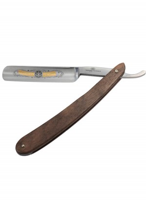 Hans Kniebes Solingen Straight Razor 5/8” Wood Handle