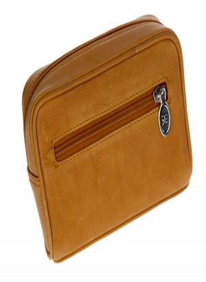 Hans Kniebes Dresden Leather Toiletry Bag 