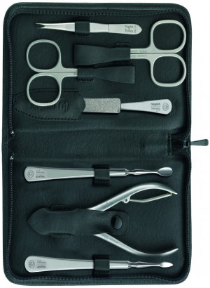  Niegeloh Nevada Zip XL Leather Manicure Set 