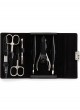 Niegeloh Diabolo L Leather Manicure Set Black